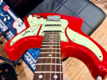 ⚡️2009⚡️ Burns London Cobra Electric Guitar~ Guards Red~ Tri-Sonic Pickups!