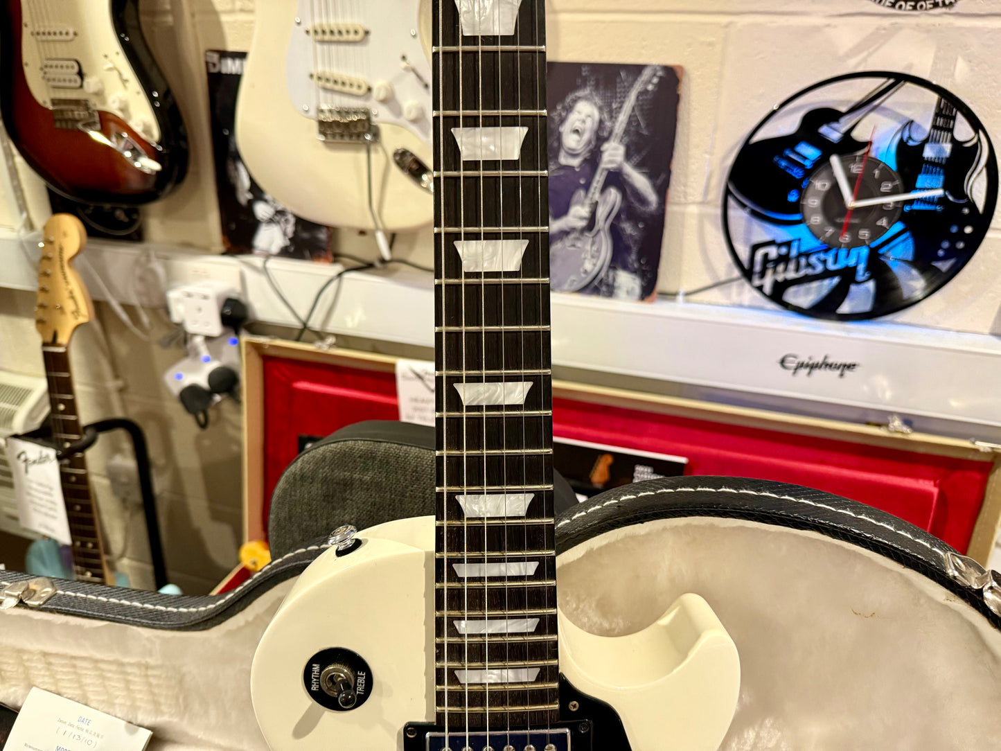 🌟2010🌟 Gibson Les Paul Studio~ Alpine White & Chrome~Ebony Fretboard~Hard Case