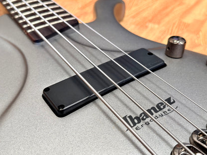 🔥RARE🔥 2001 Ibanez Ergodyne EDA900 Bass~ Korea~ Silver Flat Luthite~ Piezo!