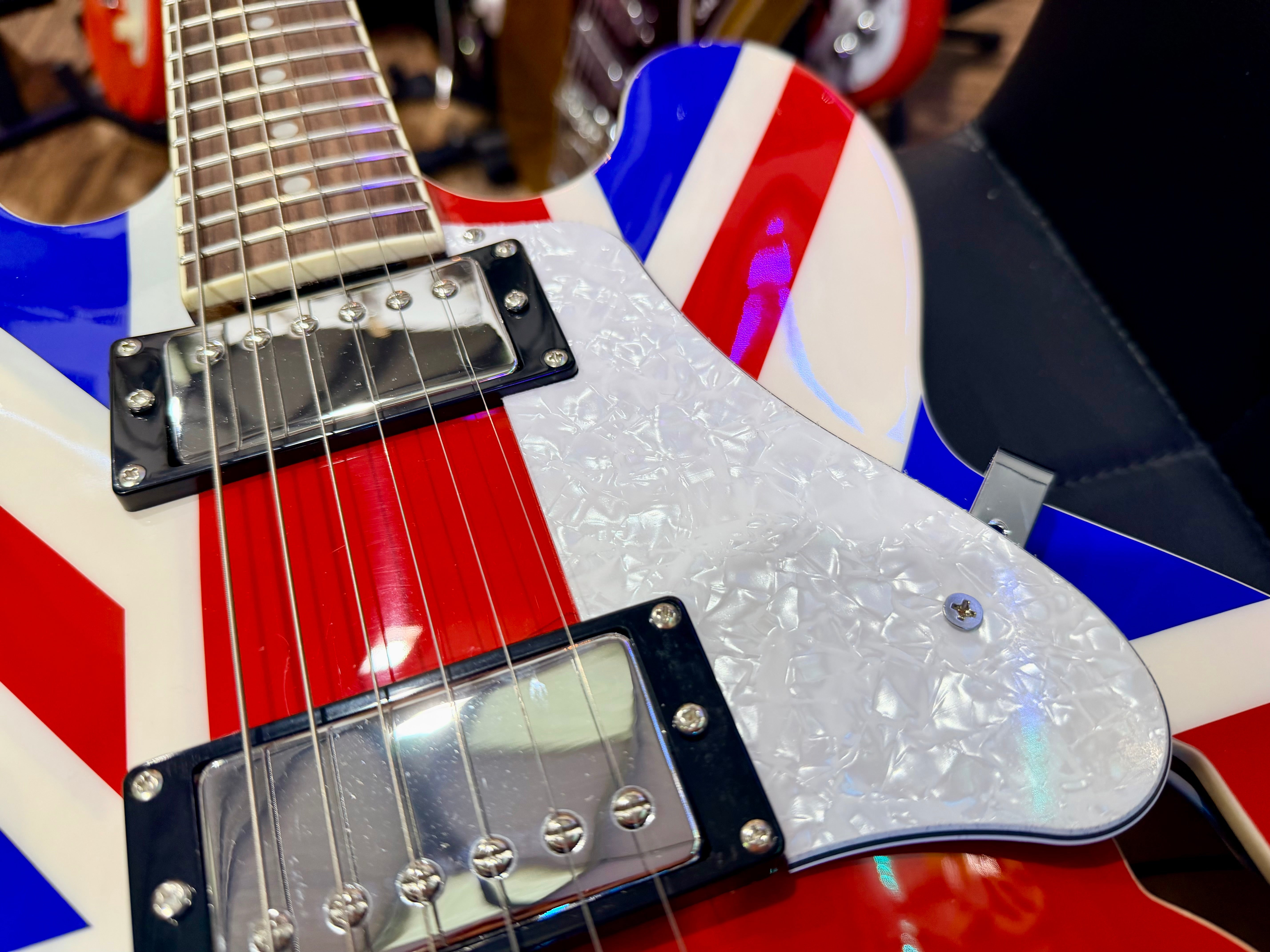 🇬🇧2025 LTD EDITION🇬🇧 Vintage Union Jack~ Semi Acoustic ‘335’ Guitar~VSA25UJ!