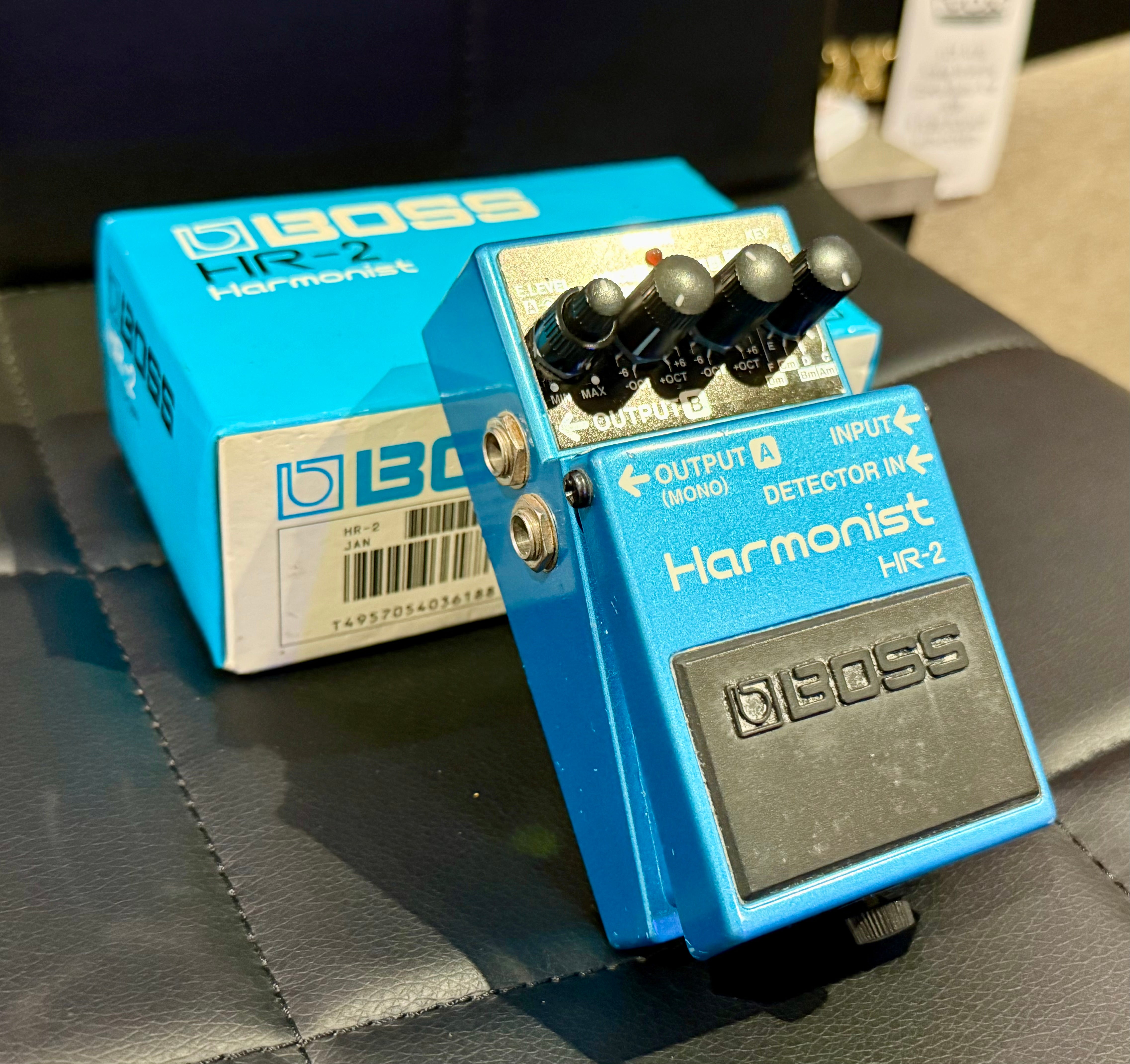 🎸 Boss Harmonist HR-2~Made In Taiwan~Pink Label Vintage Guitar Effects Pedal 🎸