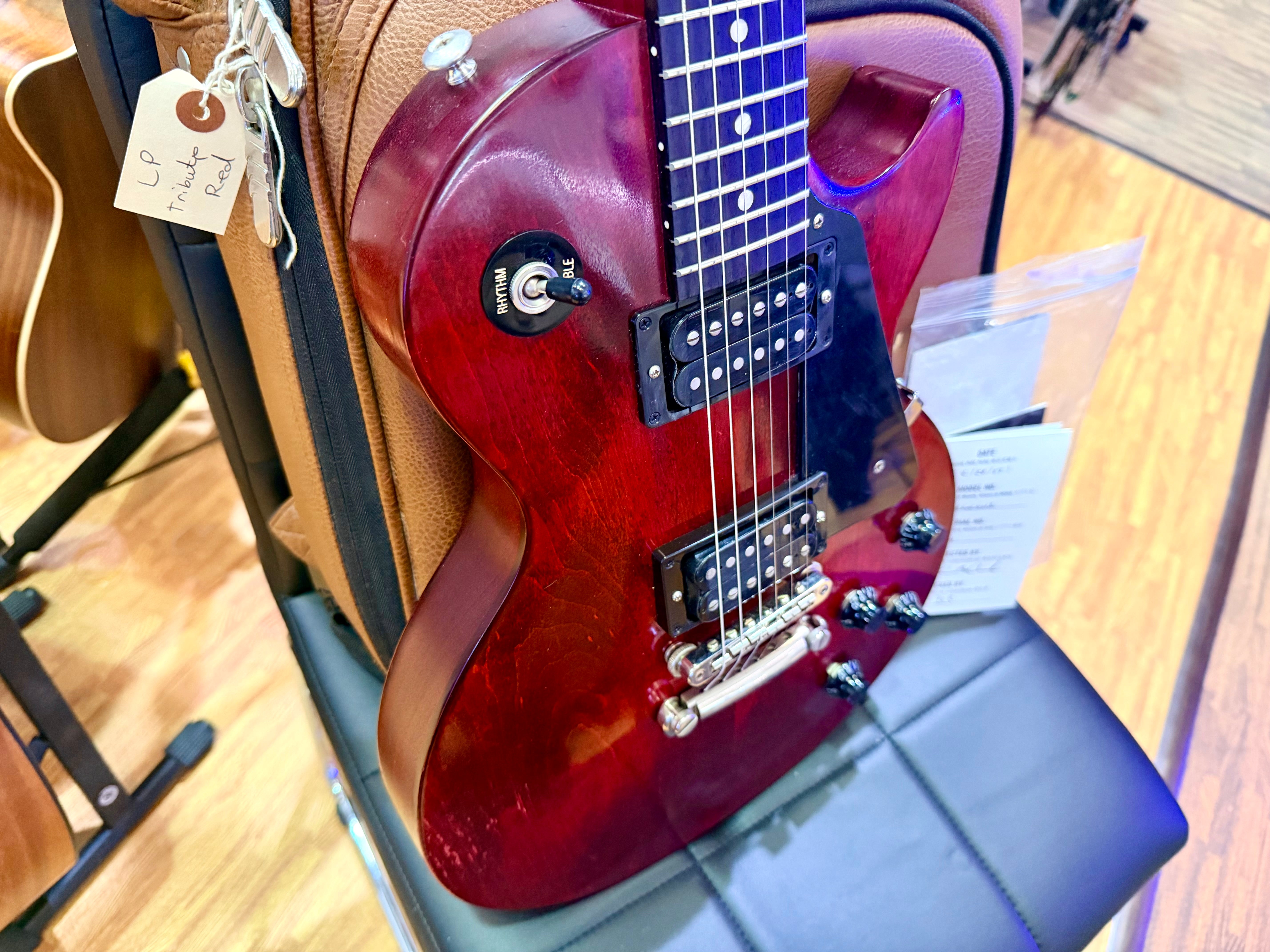 🍒 2018 🍒 Gibson Les Paul Faded Worn Cherry USA Electric Guitar~ Gig Bag/Docs!