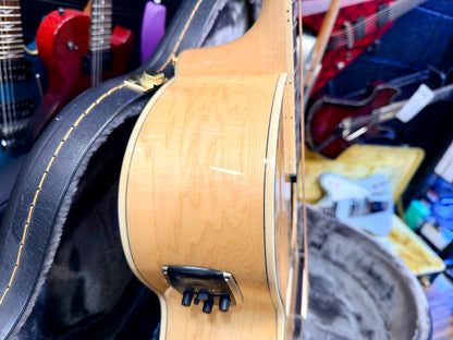✨MINT✨ Epiphone EJ-200SCE Jumbo Electro Acoustic~ Natural~ Esonic 2 + H/Case!