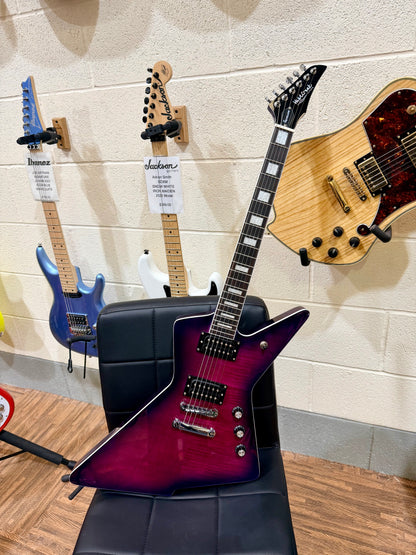 🔥2024🔥 Westcreek Destroyer Electric Guitar~ Explorer Body Shape~ Purple Burst!