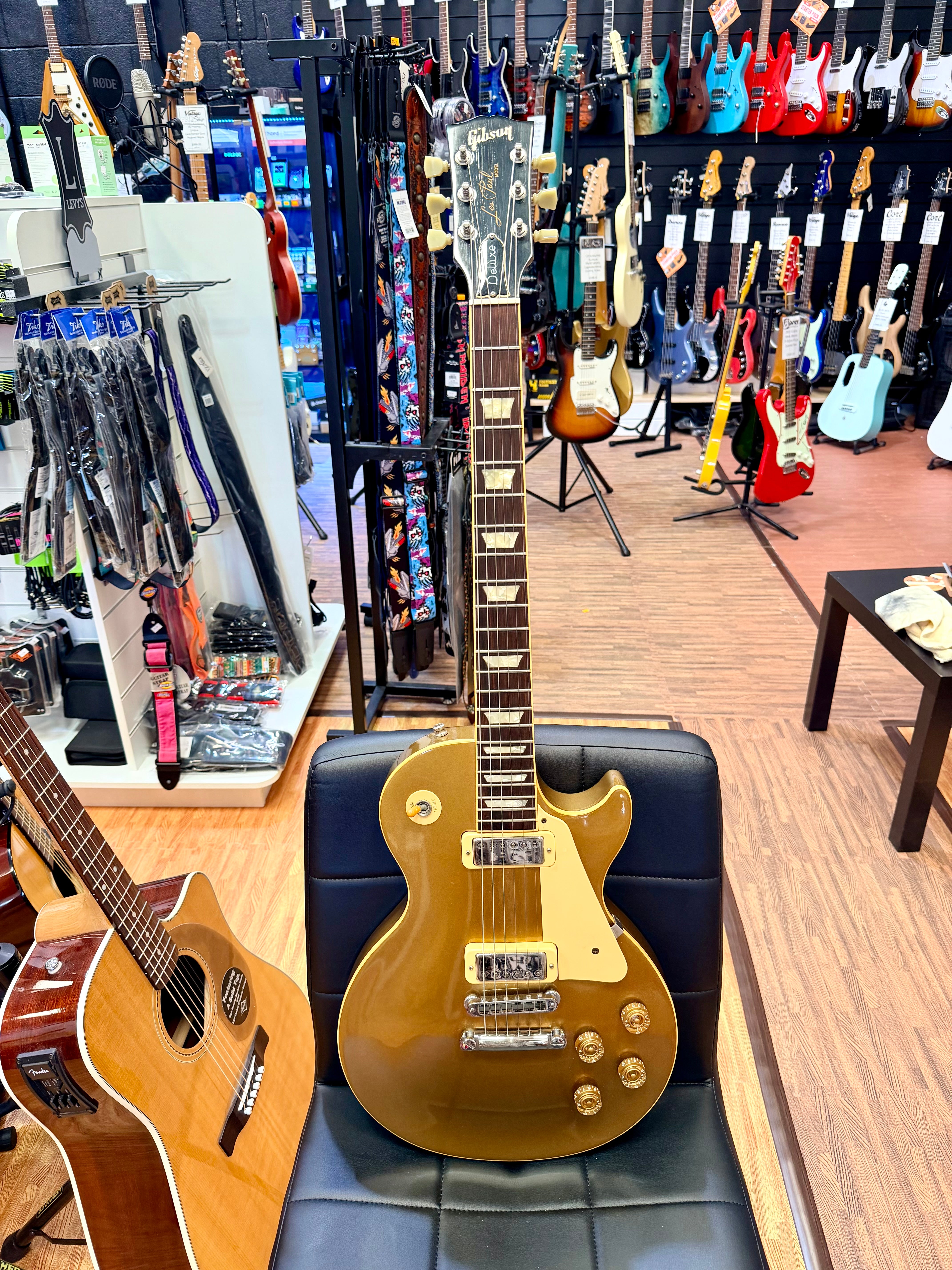 ✨RARE 1991✨ Gibson Les Paul Deluxe Hall Of Fame Edition~ Bullion Gold~ Limited!