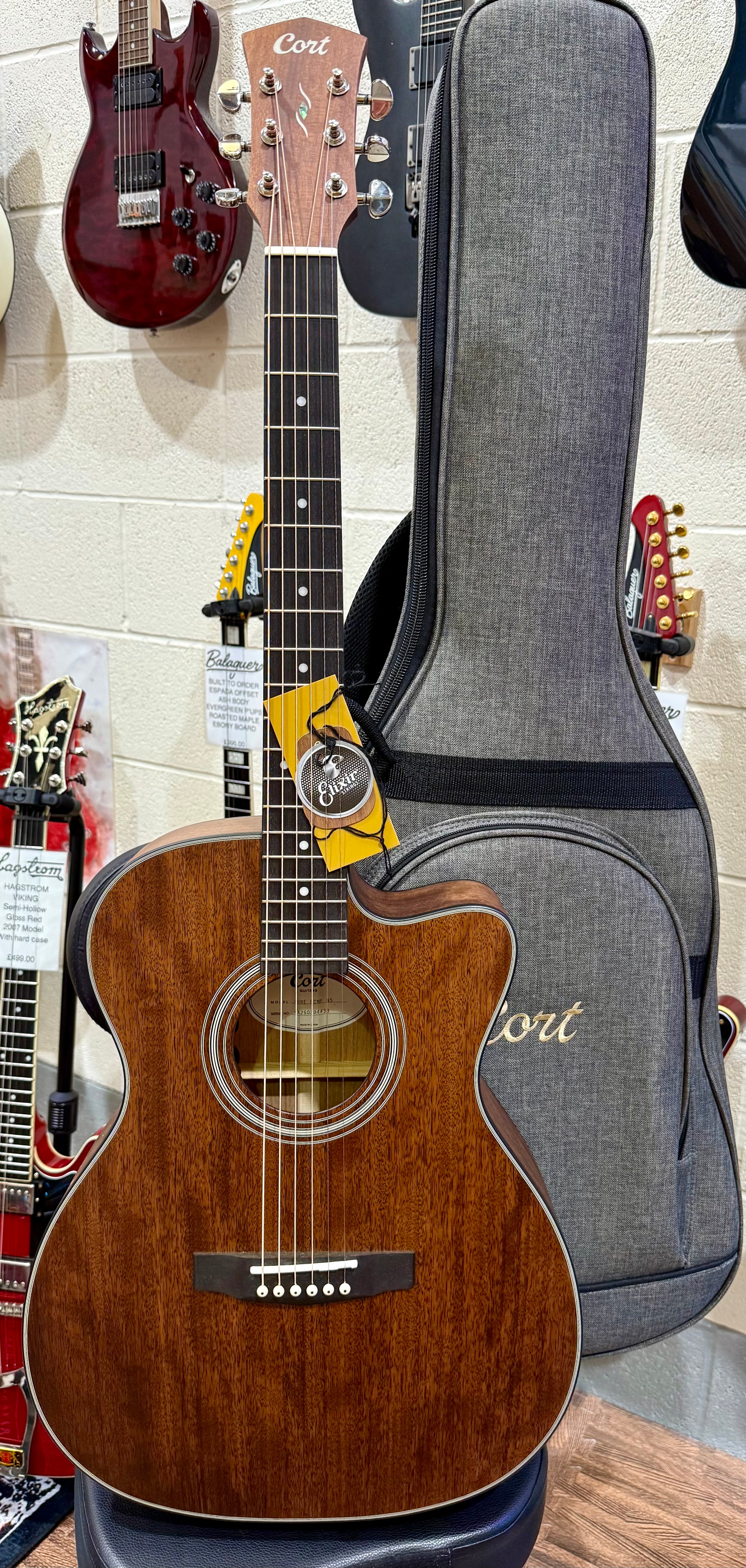 🌟2025 NEW MODEL🌟 Cort Pure OCMF All-Solid Mahogany Electro-Acoustic~ Gig Bag!