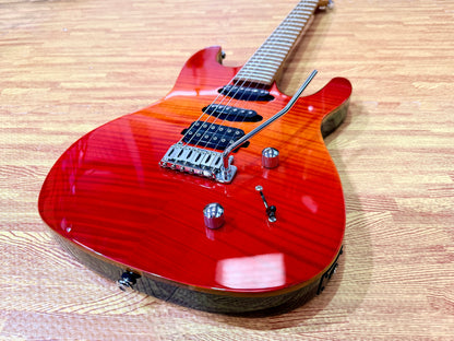 ☀️2020☀️ Chapman Guitars ML1 Hybrid~ Cali Sunset Red HSS~ Roasted Maple Neck!