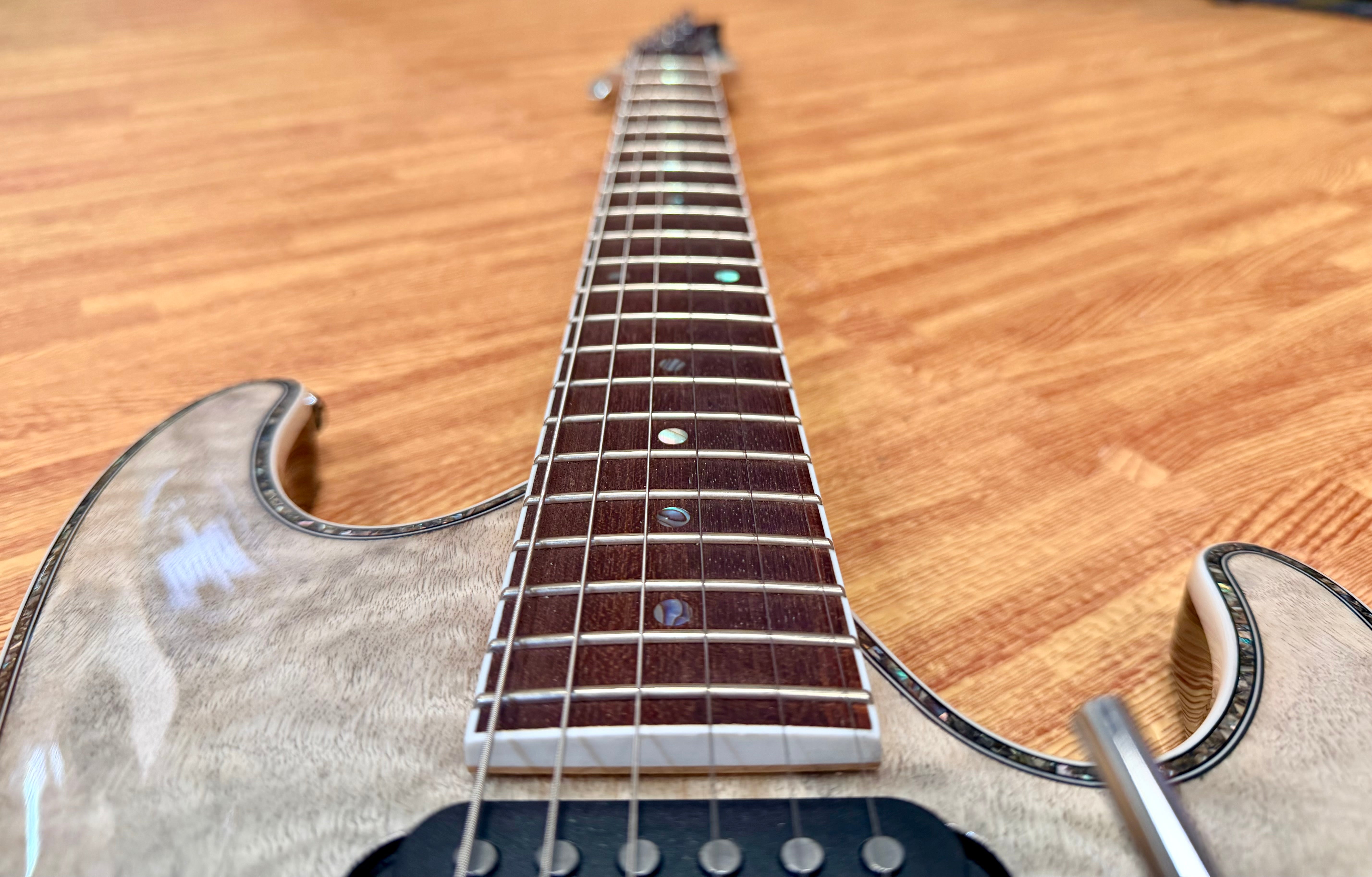 🔥2024🔥 Ibanez SA360NQM Black Mirage Gradation HSS Electric Guitar~ MINT!