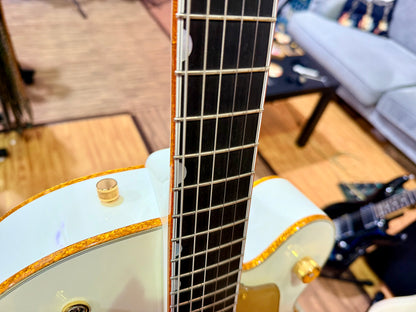 ✨MINT✨ 2013 Gretsch G6136T White Falcon MIJ~ Japan~ Bigsby~ Case & Docs~ Gold!