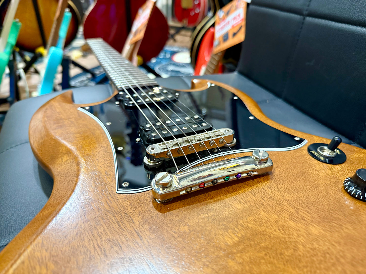 🌟2020🌟 Gibson SG Tribute~ Natural Walnut Finish~ Hiscox Hard Case~ USA Made!