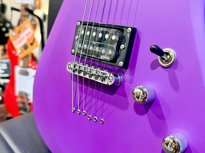 🔥NEW🔥 Schecter C-6 Deluxe~ Purple satin~ Diamond Pickups~ Electric Guitar!