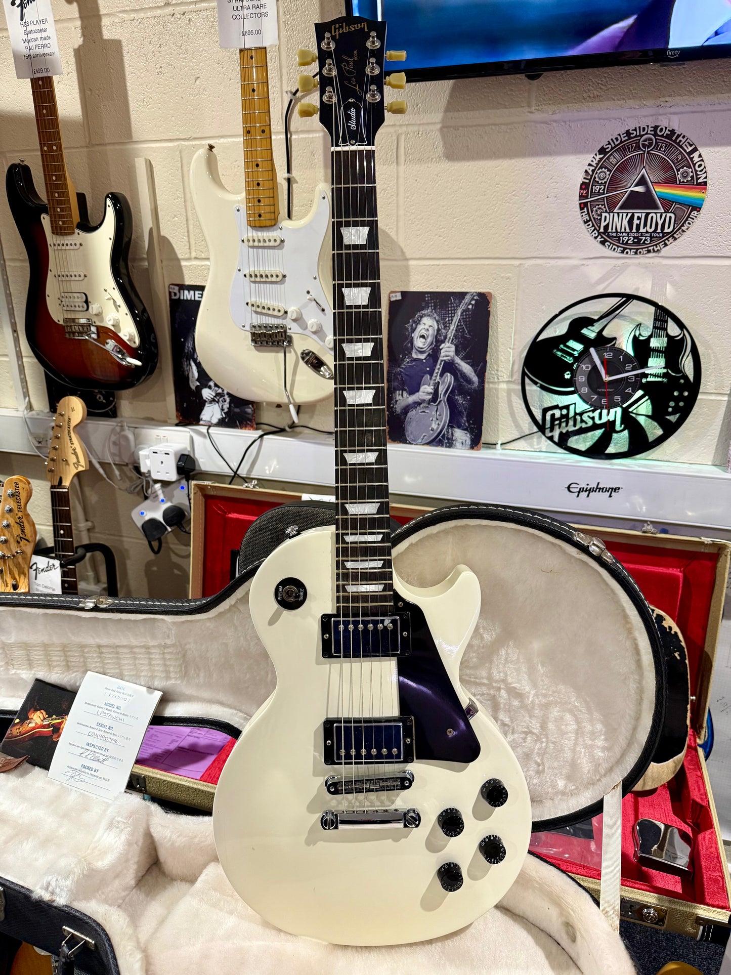🌟2010🌟 Gibson Les Paul Studio~ Alpine White & Chrome~Ebony Fretboard~Hard Case