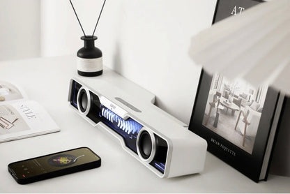 Edifier QS30 USB / Bluetooth RGB Gaming Soundbar Speaker - White