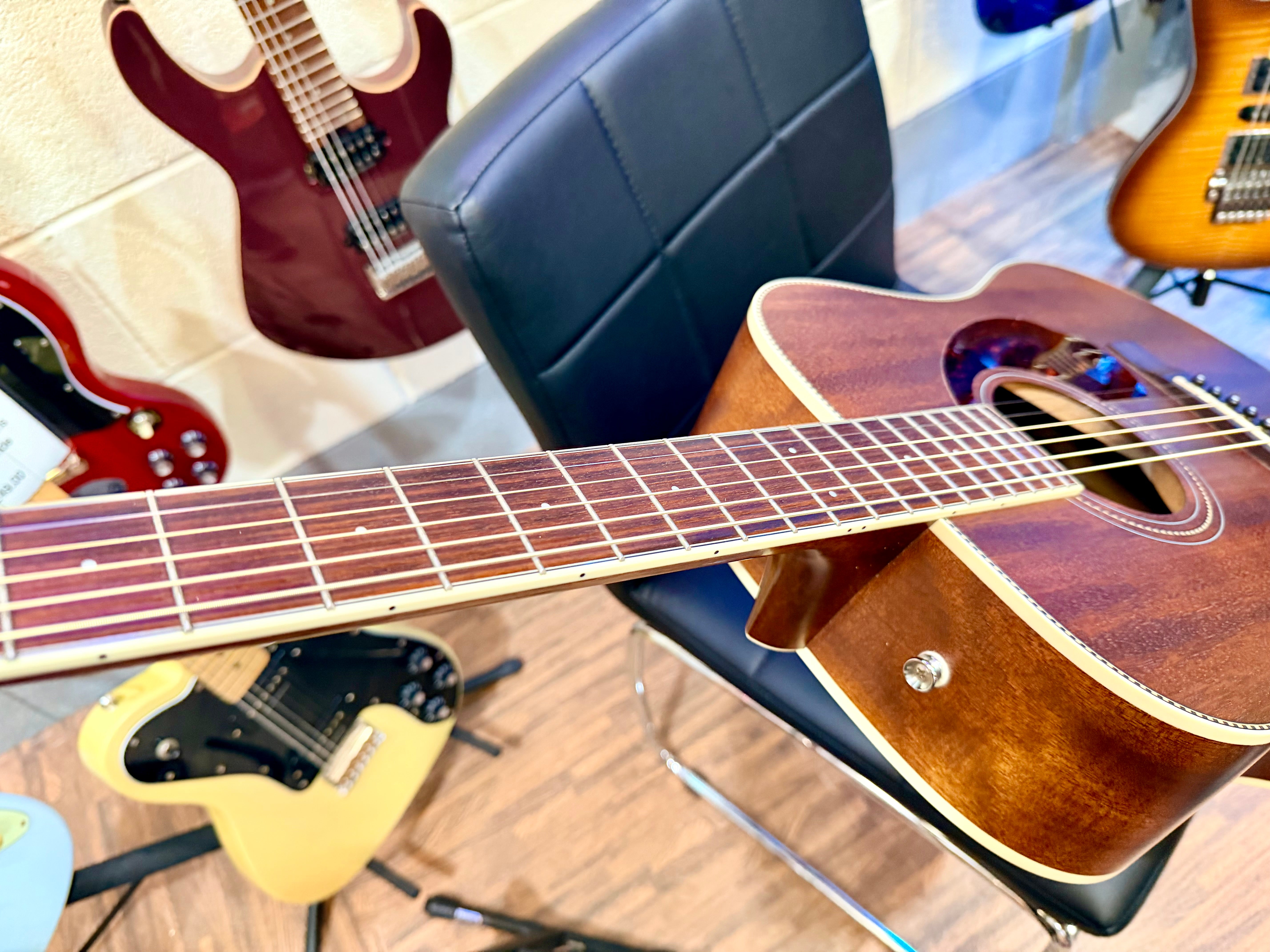 🔥MINT🔥 Fender PM-1 Standard Dreadnought NE~ All-Mahogany Edition~ Hard Case!