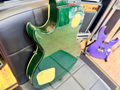🔥1998🔥 Korean Epiphone Les Paul Standard~ Limited Edition Translucent Green!