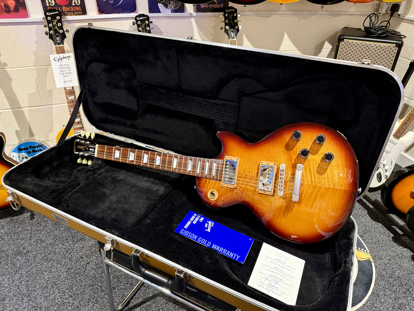 🔥UPGRADED🔥 2015 Gibson Les Paul Studio Desert Burst~ 100th Limited Run + Case!