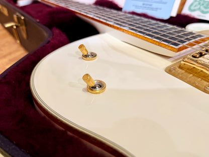 ✨MINT✨ 2013 Gretsch G6136T White Falcon MIJ~ Japan~ Bigsby~ Case & Docs~ Gold!