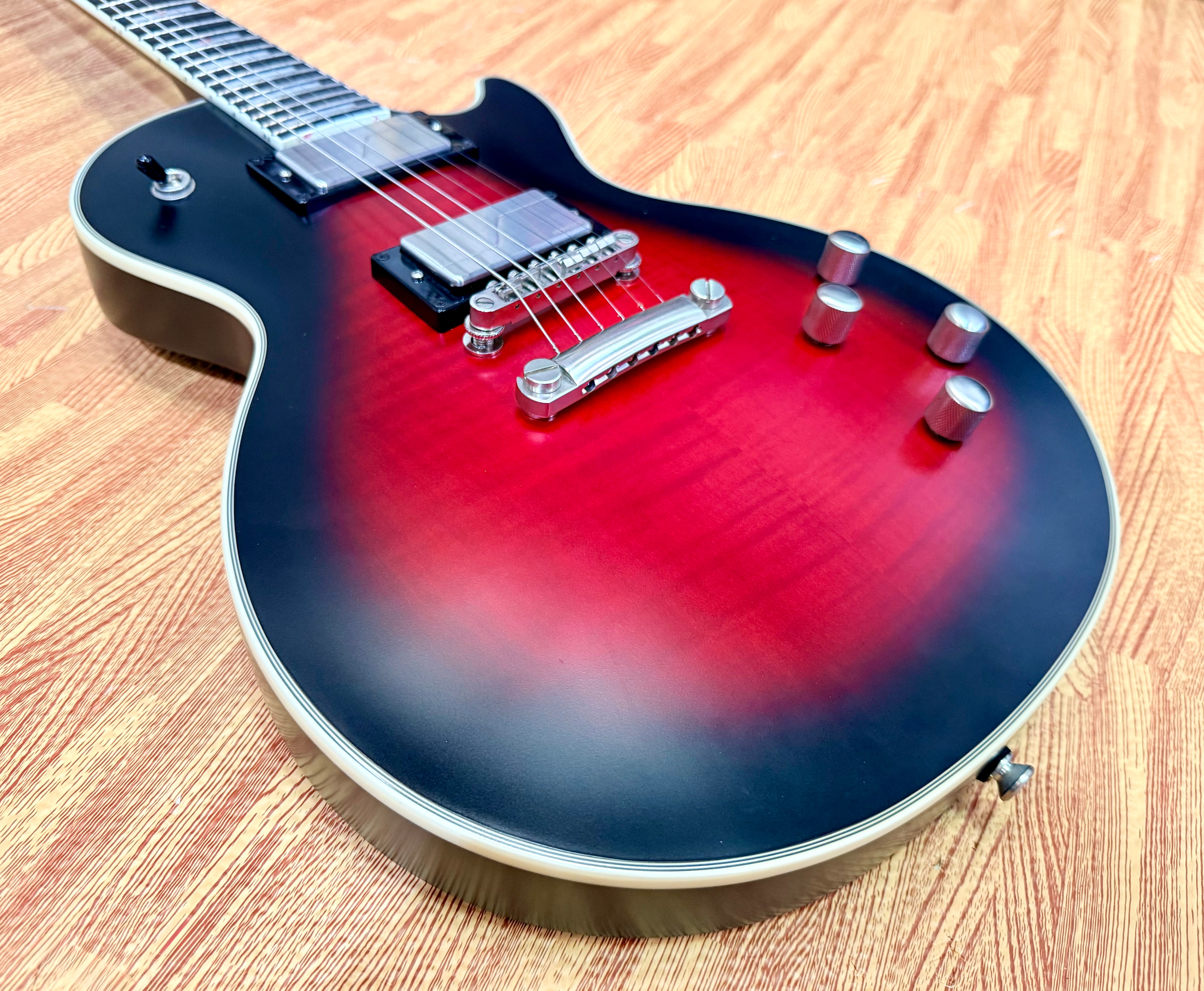 🔥2022🔥 Epiphone Les Paul Prophecy~ Red Tiger Aged Gloss~ Active Fishman P’ups!