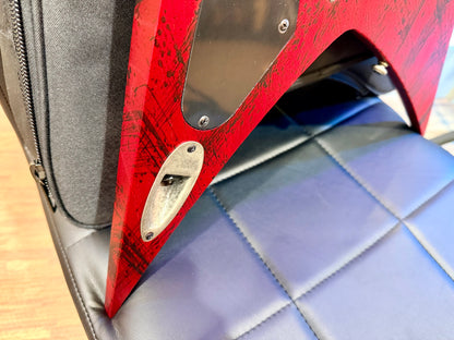 🔥2025🔥 Solar V2.6 Cannibalismo + Plus Flying V~ Blood Red~ Gig Bag~ MINT!