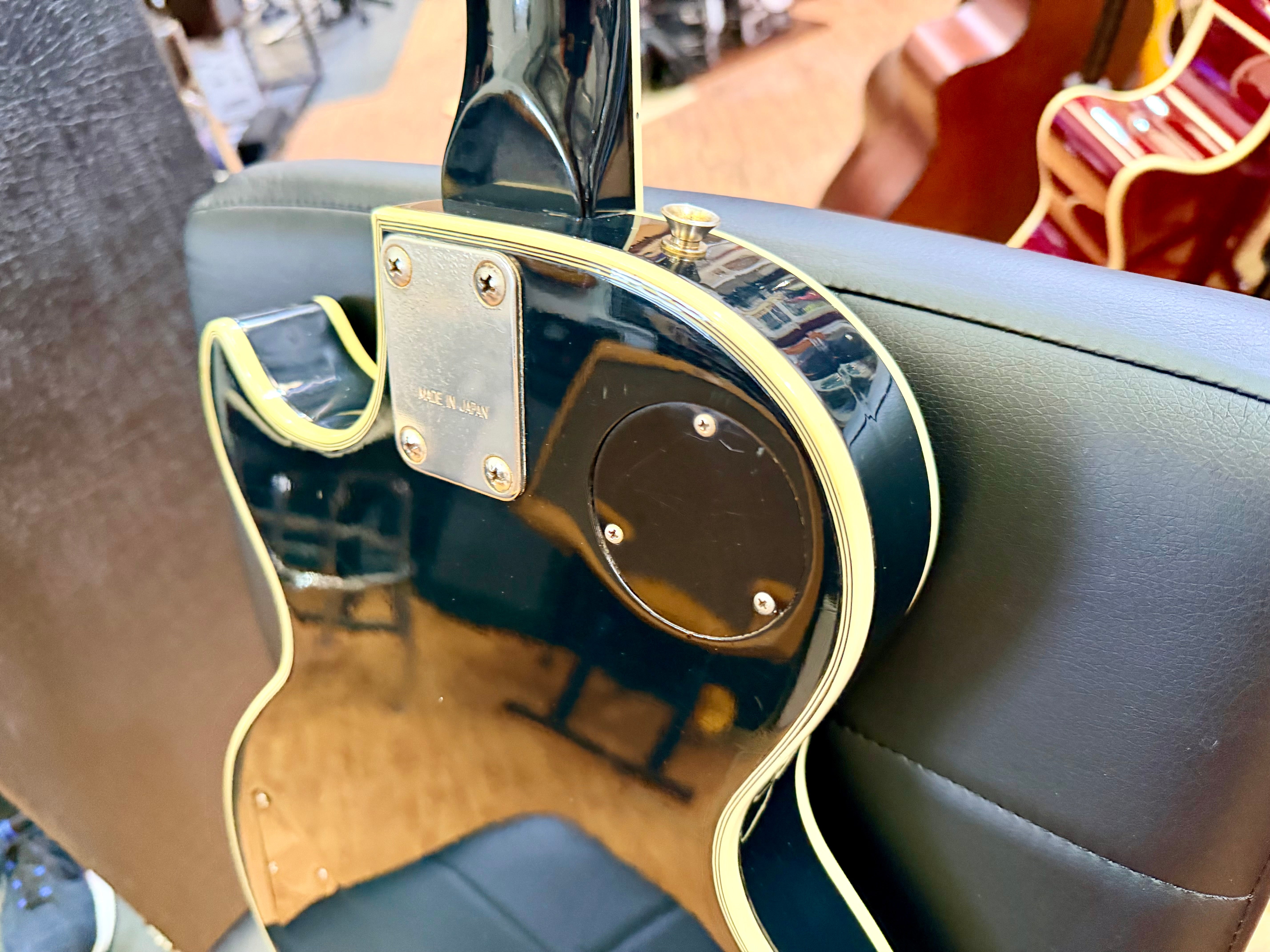 🇯🇵 RARE 🇯🇵 1970s Antoria Les Paul Custom~ Black Beauty 3 Pickup MIJ Japan!