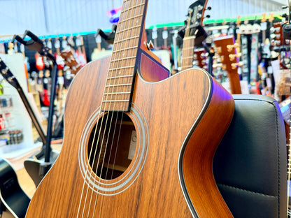 ✨NEW✨ Brunswick BTK30WNO Walnut Grand Auditorium Cutaway Electro Acoustic Guitar