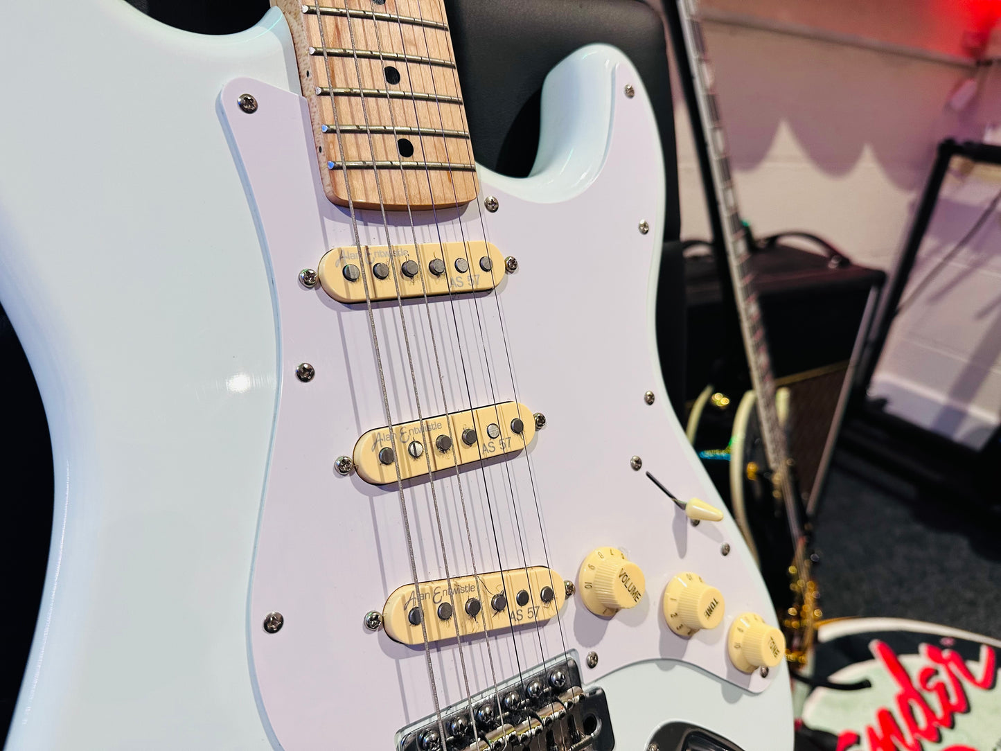 Revelation RTS 57 Stratocaster~ Alan Entwistle Strat Style Guitar~ Daphne Blue!