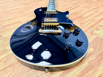 🔥RARE 1989🔥 Epiphone Les Paul Custom MIK First Year~ Open Book~ Korea~ Black!