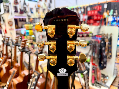 ✨2003✨ Epiphone Les Paul Custom~ Ebony~ Unsung Korea~ Black & Gold~ Cherished!