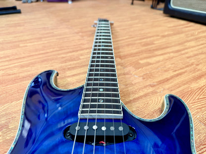 ✨2016✨ Ibanez SA360NQM-SPB~ Sapphire Blue~ SA Series Superstrat HSS Guitar!