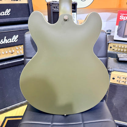 ✨2024✨ Epiphone Casino Worn Olive Drab Hollowbody Guitar + Hard Case~ MINT!