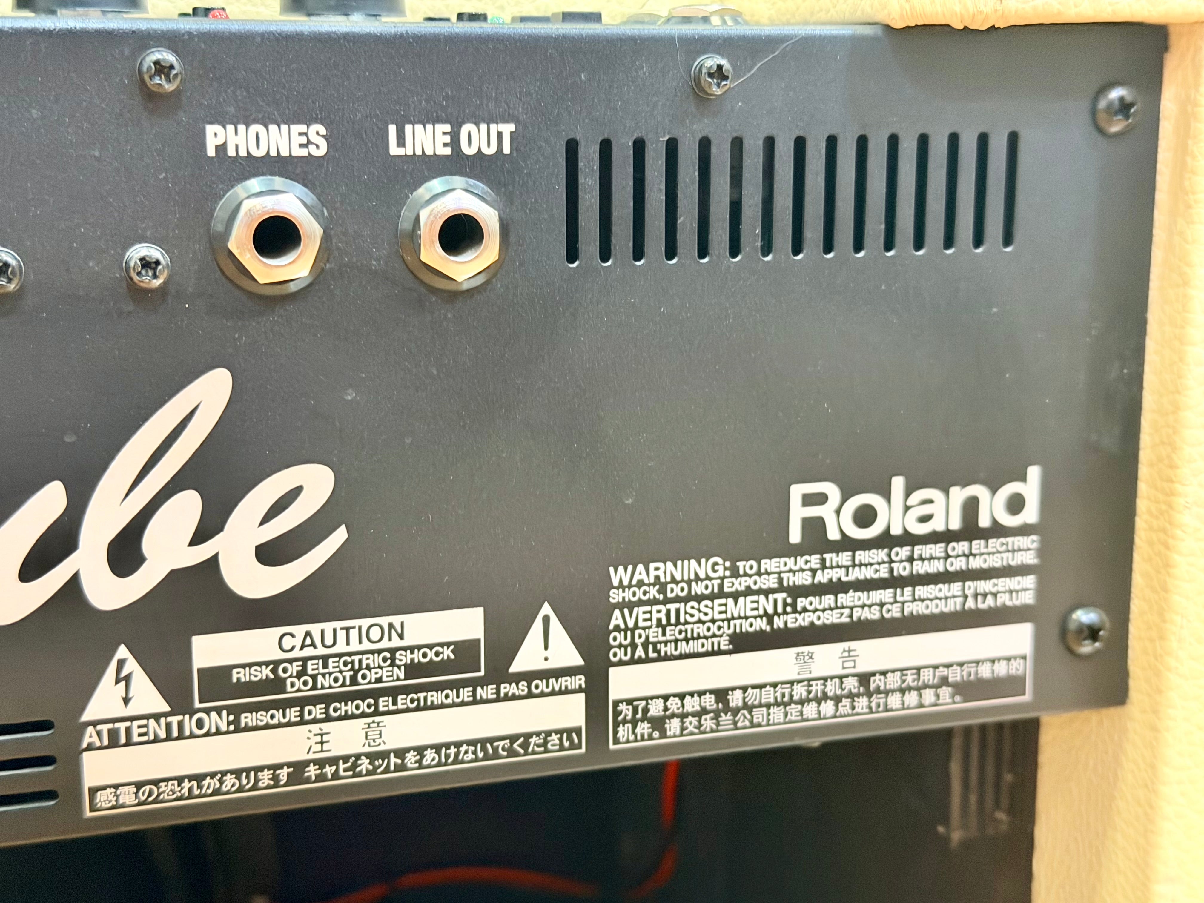 Roland Blues Cube Stage 60 Guitar Amplifier~ Tube Logic Valve 60w Combo Amp 🎸