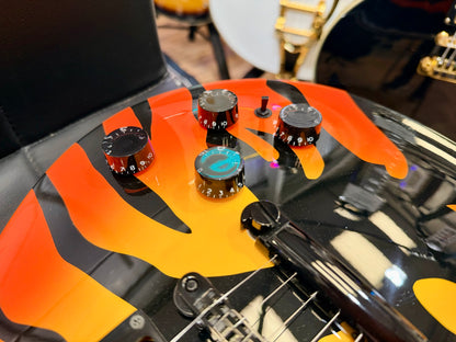 🐯 Edwards ESP E-SR-Kellogg Orange Tiger~ Sukeroku Ken Yokoyama~Made In Japan 🐯