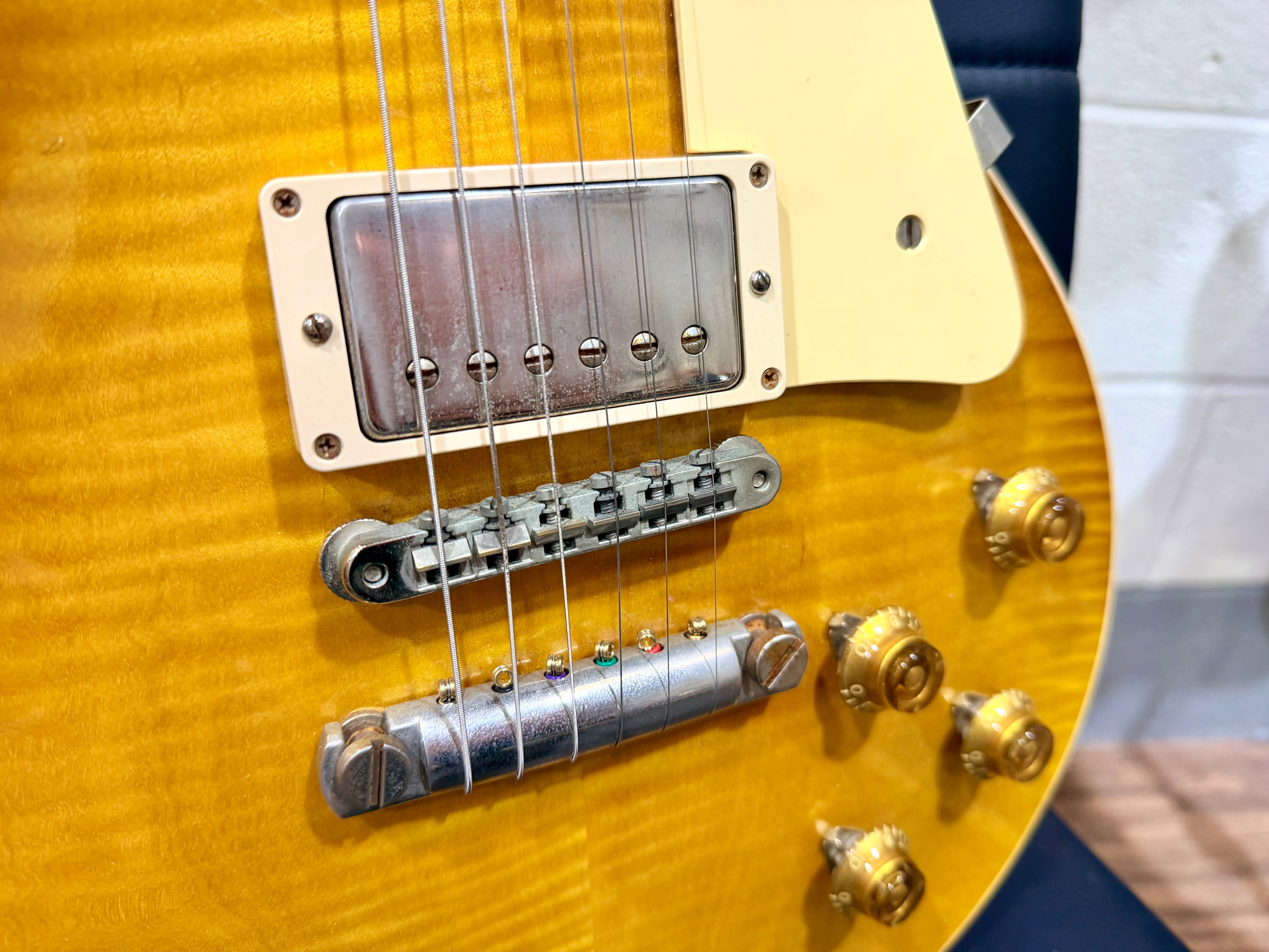 🔥2018🔥 Gibson 1959 Les Paul Custom Shop R9 VOS~ Historic Reissue~ Honey Burst!