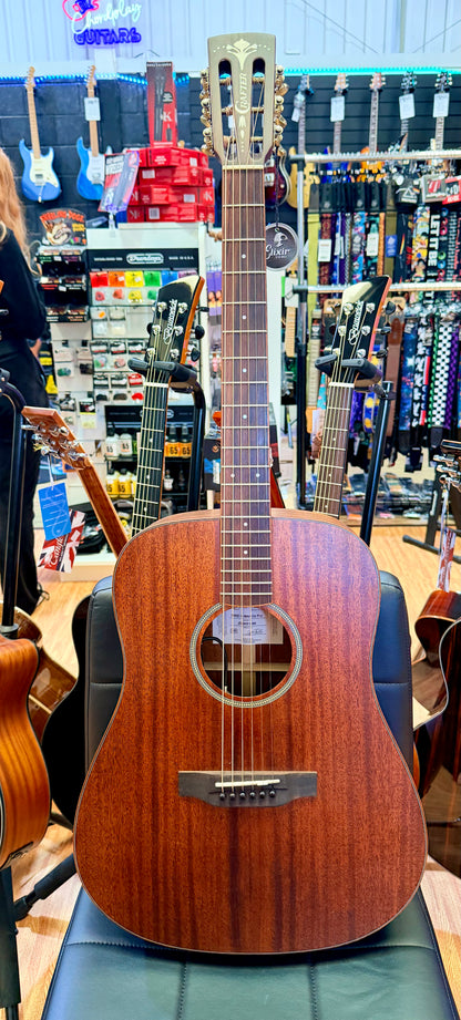 Crafter MIND D-MAHOe Pro Electro Acoustic Guitar~ Solid Mahogany Top + Gig Bag