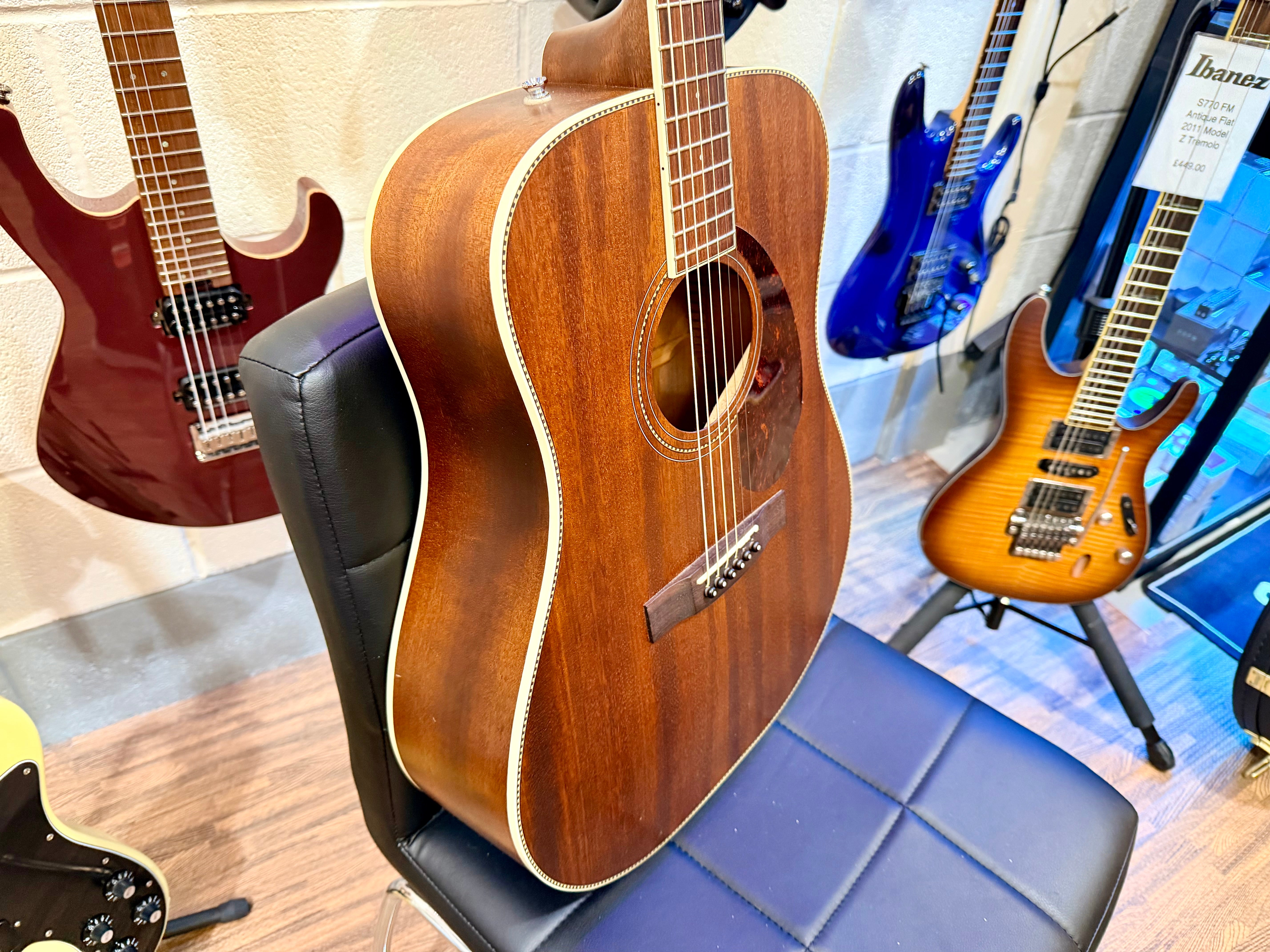 🔥MINT🔥 Fender PM-1 Standard Dreadnought NE~ All-Mahogany Edition~ Hard Case!