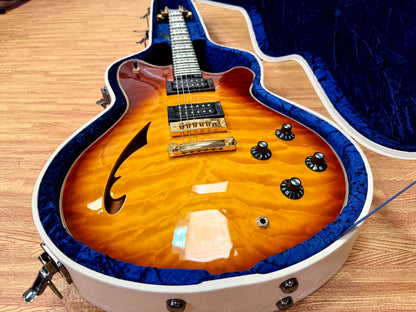 🔥2024🔥 EVH SA-126 Special QM Tobacco Sunburst + OHSC~ MINT~ Wolfgang Van Halen