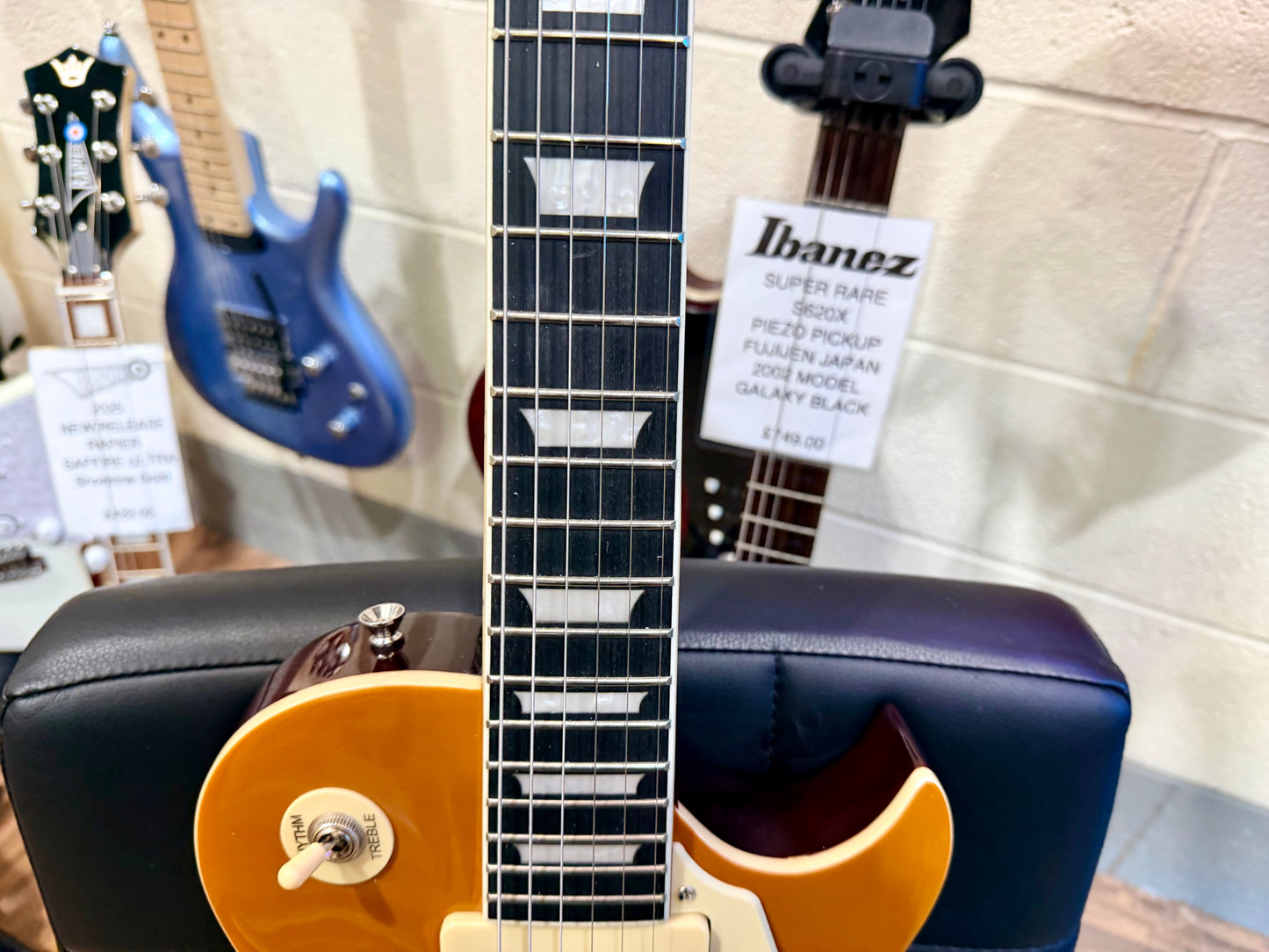 🌟MINT🌟 Harley Benton SC-450 P90 GT Classic Series~ ‘Les Paul Gold Top’ Guitar!