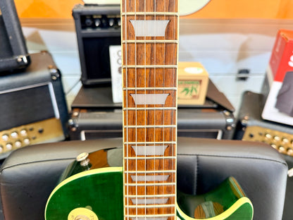 🔥1998🔥 Korean Epiphone Les Paul Standard~ Limited Edition Translucent Green!
