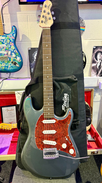 🌟MINT🌟 Sterling by Music Man SUB CT30 Cutlass SSS~ Charcoal Frost + Gig Bag!