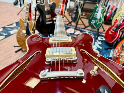 🌟MINT🌟 D’Angelico Excel Series DC Tour Hollowbody Centre Block~ Solid Wine Red