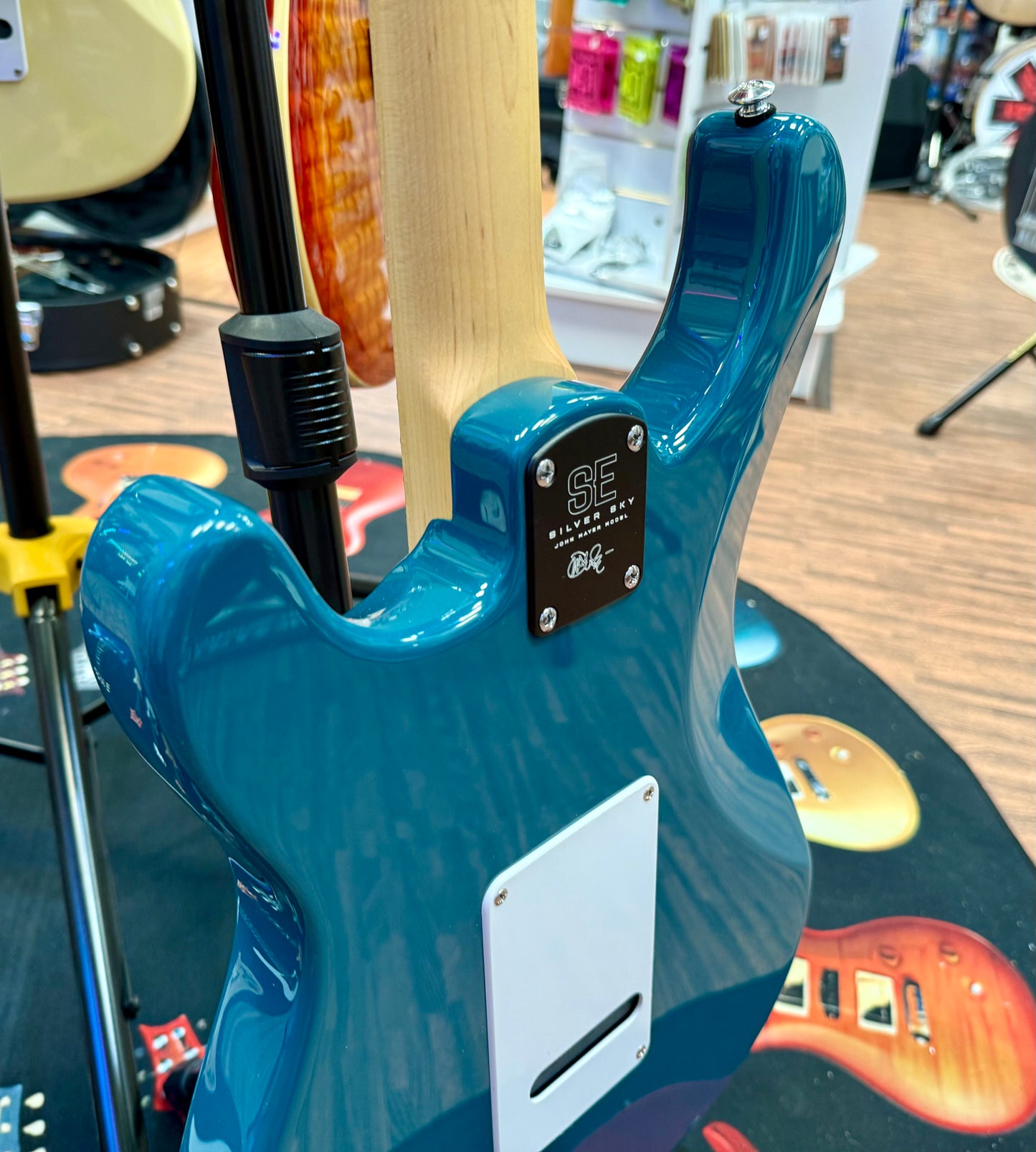🦅 BRAND NEW 🦅 PRS Silver Sky SE Guitar~ John Mayer~ Nylon Blue + Gig Bag!