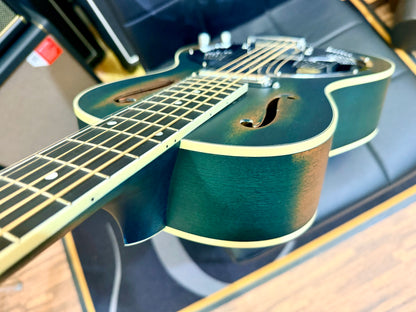 🔥NEW🔥 Ortega Americana Series RRG30E-DD Electro-Acoustic Resonator~ Denim!