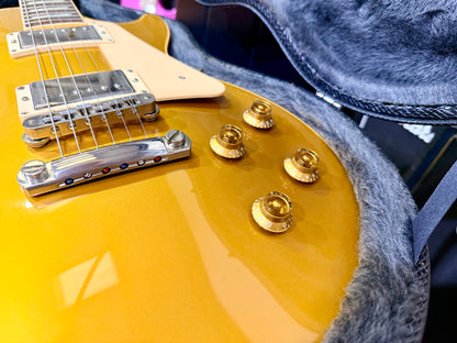 🌟 2005 Gibson USA Les Paul Standard Goldtop Jim Marshall OBE Signed + Case 🌟