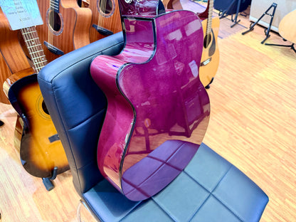 ✨2024✨ Tanglewood TA4CE Azure Super Folk Electro Acoustic~ Foxglove Purple!