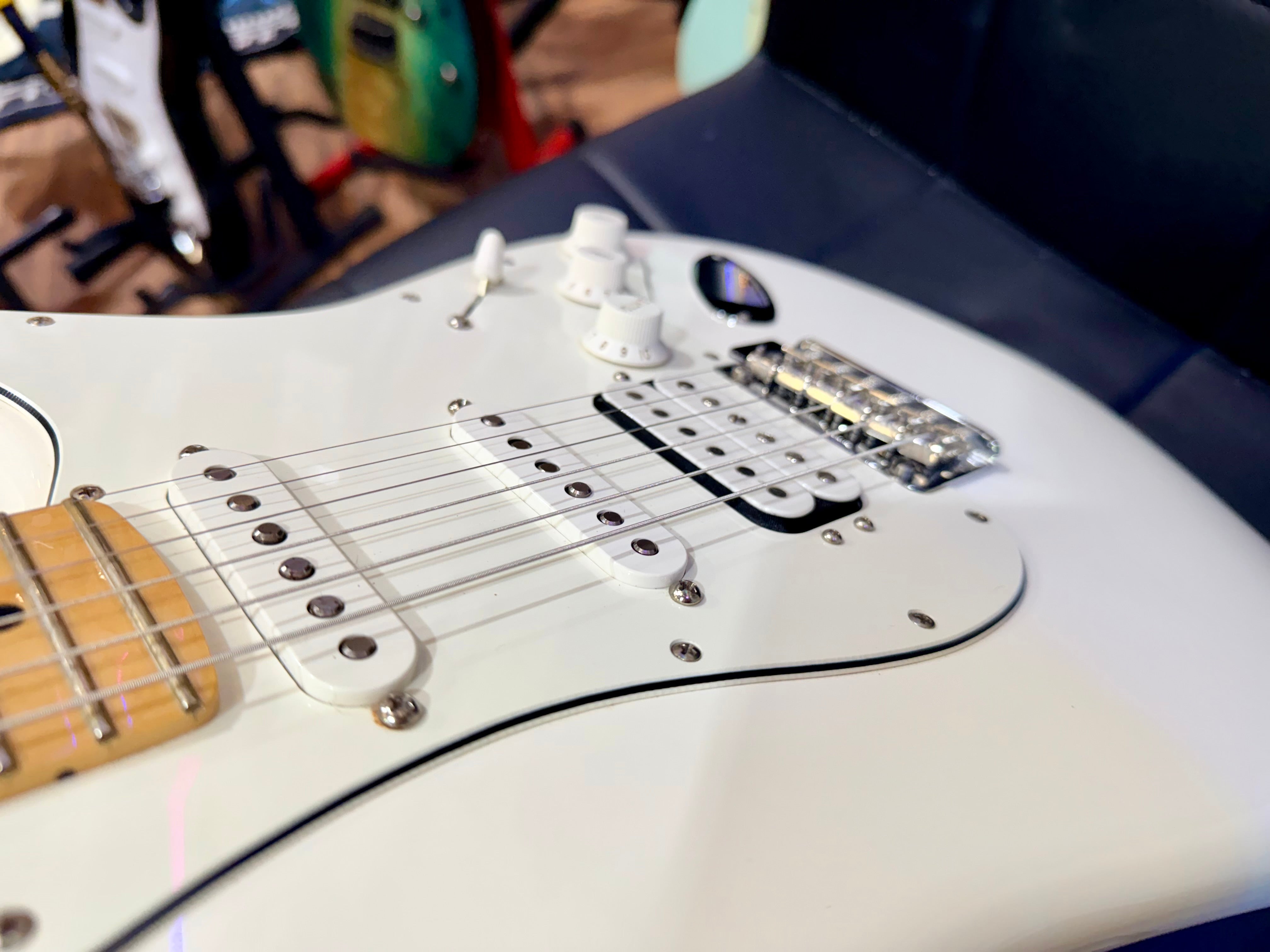 🌟2021🌟 Fender Stratocaster HSS Player Series Strat~ Polar White~ Maple Neck!