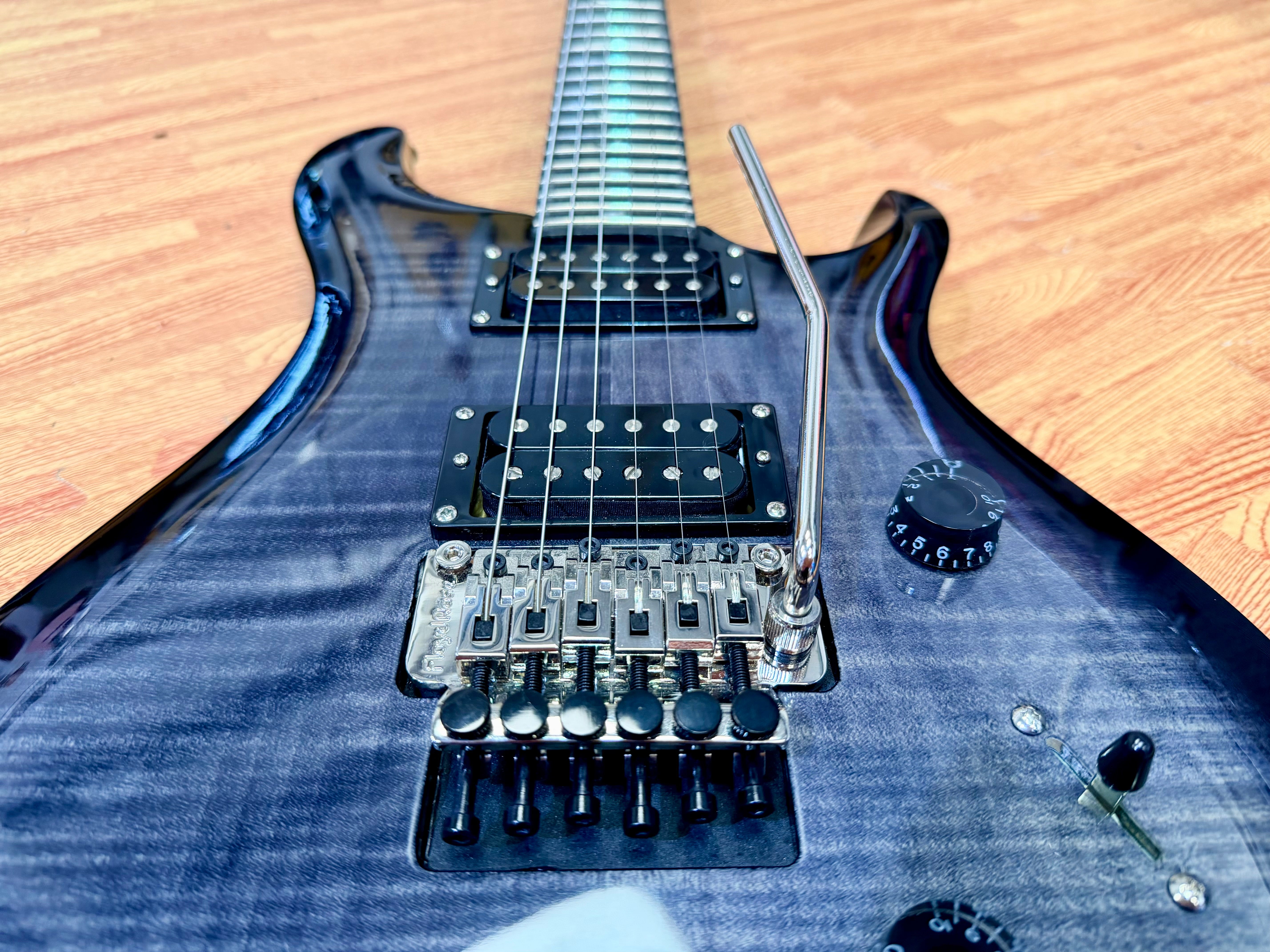 🔥2022🔥 PRS SE Custom 24 Floyd Rose~ Charcoal Burst~ Gig Bag~ Mint Condition!