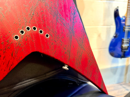 🔥2025🔥 Solar V2.6 Cannibalismo + Plus Flying V~ Blood Red~ Gig Bag~ MINT!