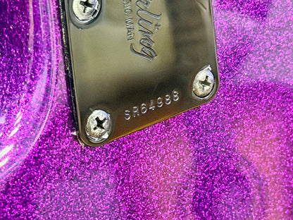 ✨2024✨ Sterling Music Man StingRay RAY34~ Purple Sparkle~ Electric Bass + Bag!