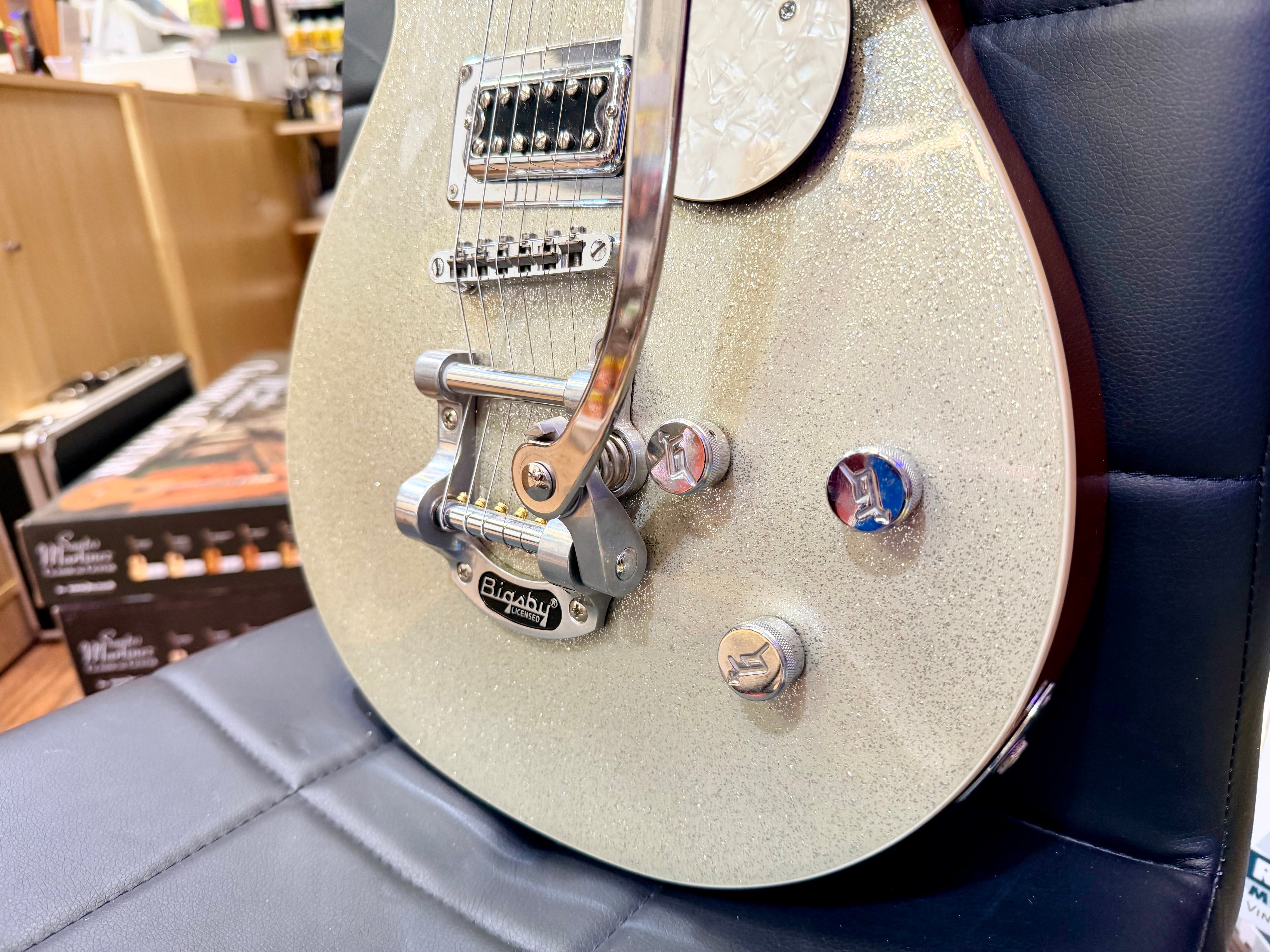✨2014✨ Gretsch G5439T Electromatic Pro Jet W/Bigsby~ Silver Sparkle Metallic!