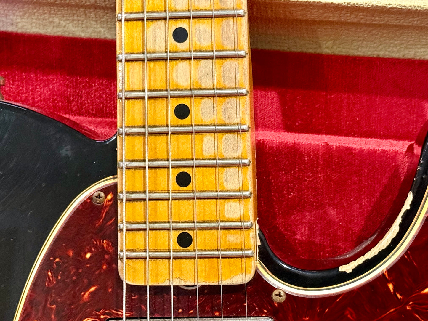 🌟 2021 Fender USA Custom Shop 🌟52' Telecaster Heavy Relic~ Black~ Case & Candy